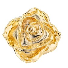 Gold Brooch Pin Flower Lapel Pins for Men Rose Broaches and Suit Accessories