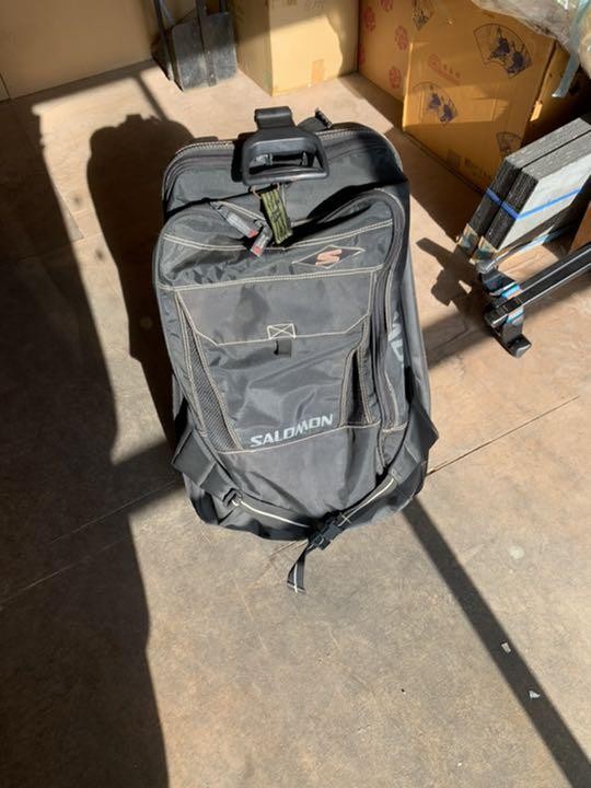 YVES SALOMON Borsa da trasporto per sci con ruote