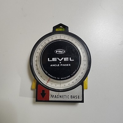#ad #ad Pro Products Co. Level And Angle Finder Magnetic Base. Rockford Illinois $14.00