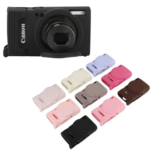 Silicone Camera Case Protector Soft Shockproof for Canon ELPH 360 HS IXUS 285 HS