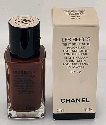 CHANEL - LES BEIGES - HEALTHY GLOW FOUNDATION - BR172 - 1 OZ NEW IN BOX  AUTH