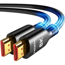 Highwings Long HDMI Cable 20 FT, 10K 8K 4K Ultra HD High Speed 2.1 HDMI Cable 48