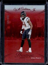 2024 Panini Prestige Will Anderson Jr. Red Premium Xtra Points #/399 Texans