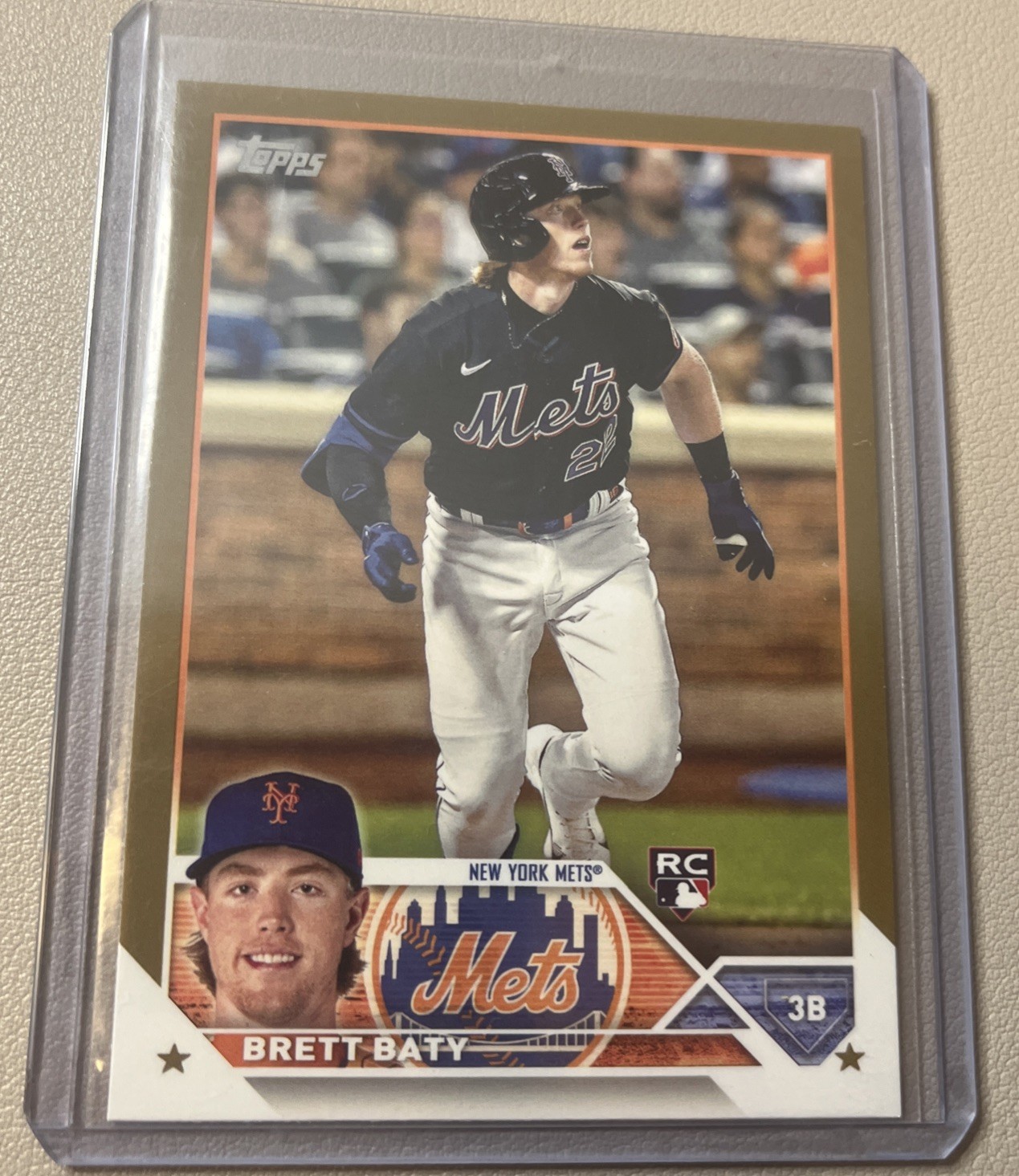 2023 Topps Series 1 - Gold #89 Brett Baty /2023 (RC)