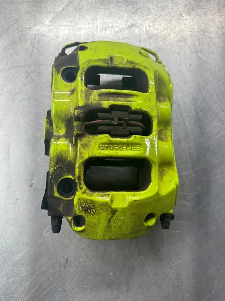 Pinza de freno trasera derecha verde Porsche Panamera 970 2010-2016 OEM 970352425 Foto 2 de 4