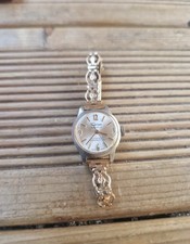 Vintage Trafalgar 17 Jewels 18 Carat Rolled Gold Womens Watch