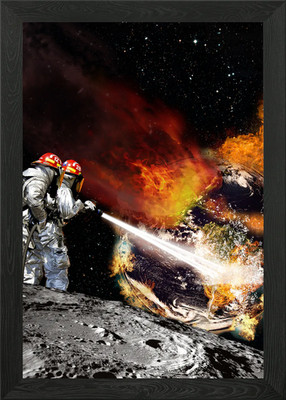 Fire walk with me Gerahmtes Wandbild Poster Leinwanddruck Bild
