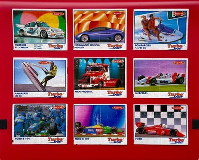 KENT TURBO SPORT (1-70; 71-140) FULL SETS, CHEWING GUM INSERTS, WRAPPERS