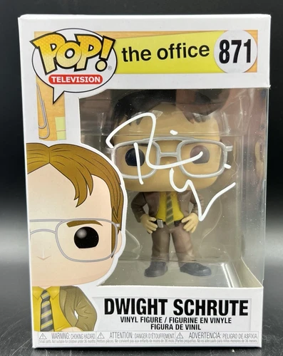 *The Office* Dwight Rainn Wilson Signed Autographed Funko Pop 871 Beckett BAS