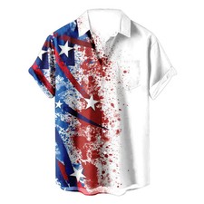 4th of July 3D Hawaiian Shirt