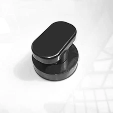 WANLIAN Suction Cup Glass Mirror Handle Black