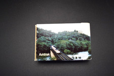 VTG Amtrak Train Souvenir Playing Cards Deck Plastic Coated
