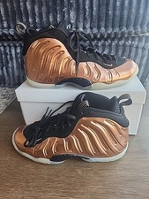 Nike Little Posite One Copper Youth Basketball Shoes F-Z0990-800 Black Gold 6Y