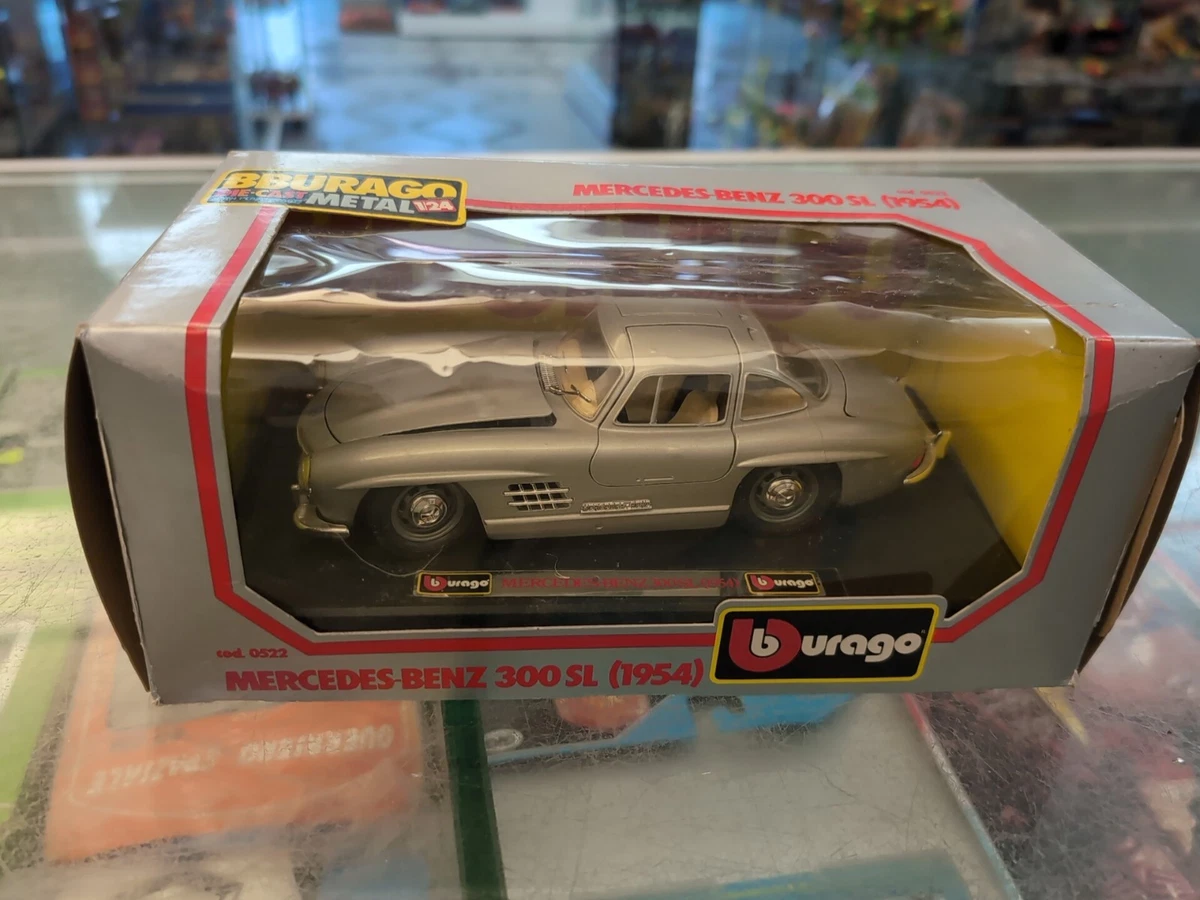 imtfzct 1955 300sl modello auto d'epoca, 1/32 giocattolo con funzione sonora e luce, giocattolo per bambini con funzione pull-back, modello auto in qualità da collezione, regalo per bambini (verde