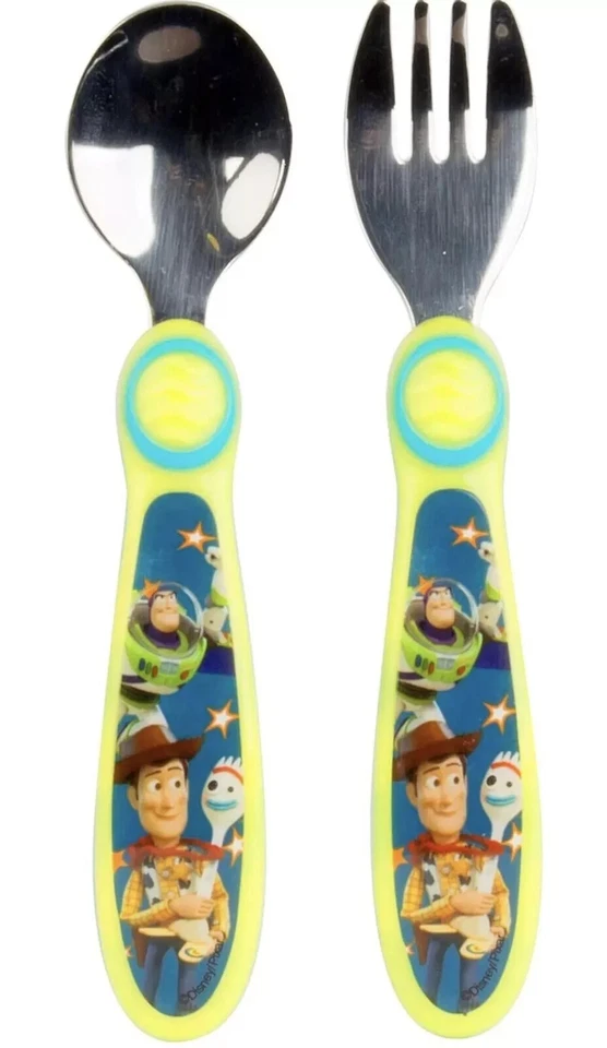 Tenedor y cuchara Toy Story Disney/Pixar, verde, paquete de 10 los primeros años Foto 4 de 4