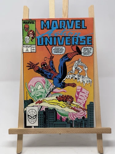 Marvel Action Universe #1 Marvel Comic Key Spider-Man & His Amazing Friends 1988