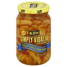 Simply Pickled Vidalia Onion Strips 16 Fl Oz Pack of 1 Gourmet Pickles