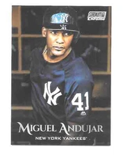 MIGUEL ANDUJAR 2019 STADIUM CLUB CHROME #SCC-42 NEW YORK YANKEES
