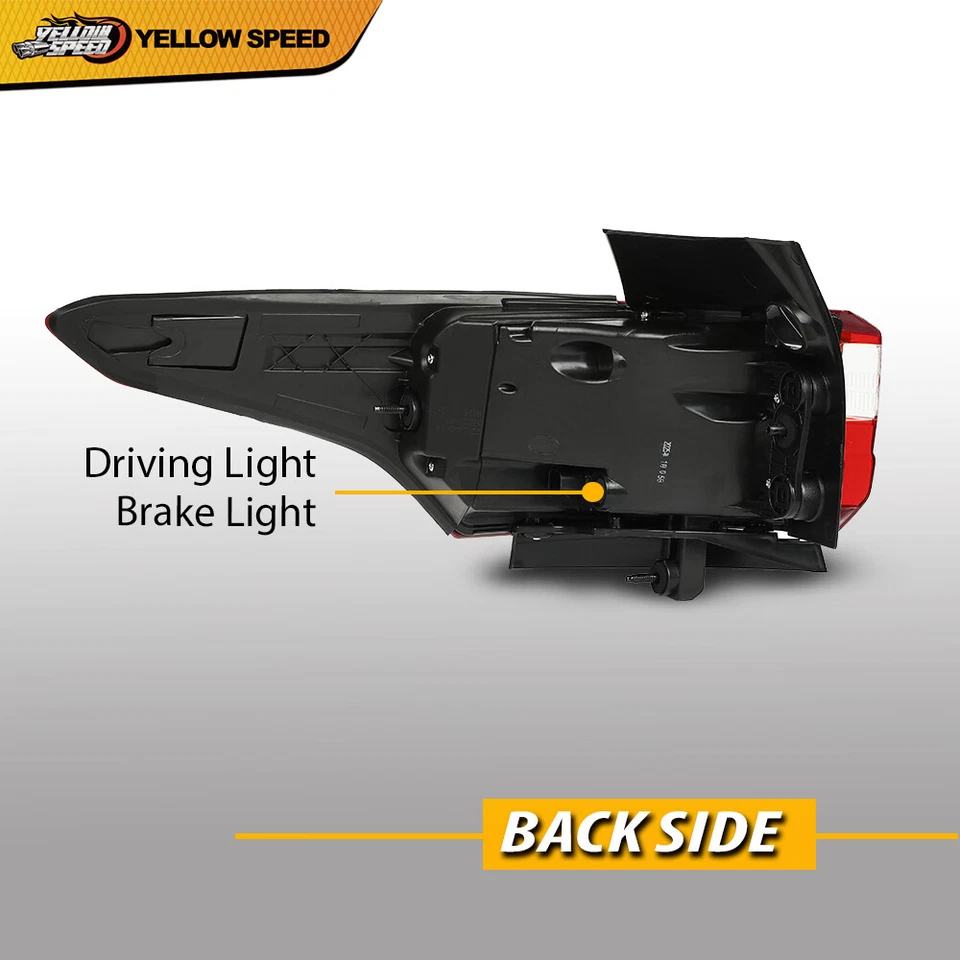 Fit For 18-21 Chevrolet Traverse Outer LED Tail Light Brake Lamp Pair/Left/Right - Image 4 of 4