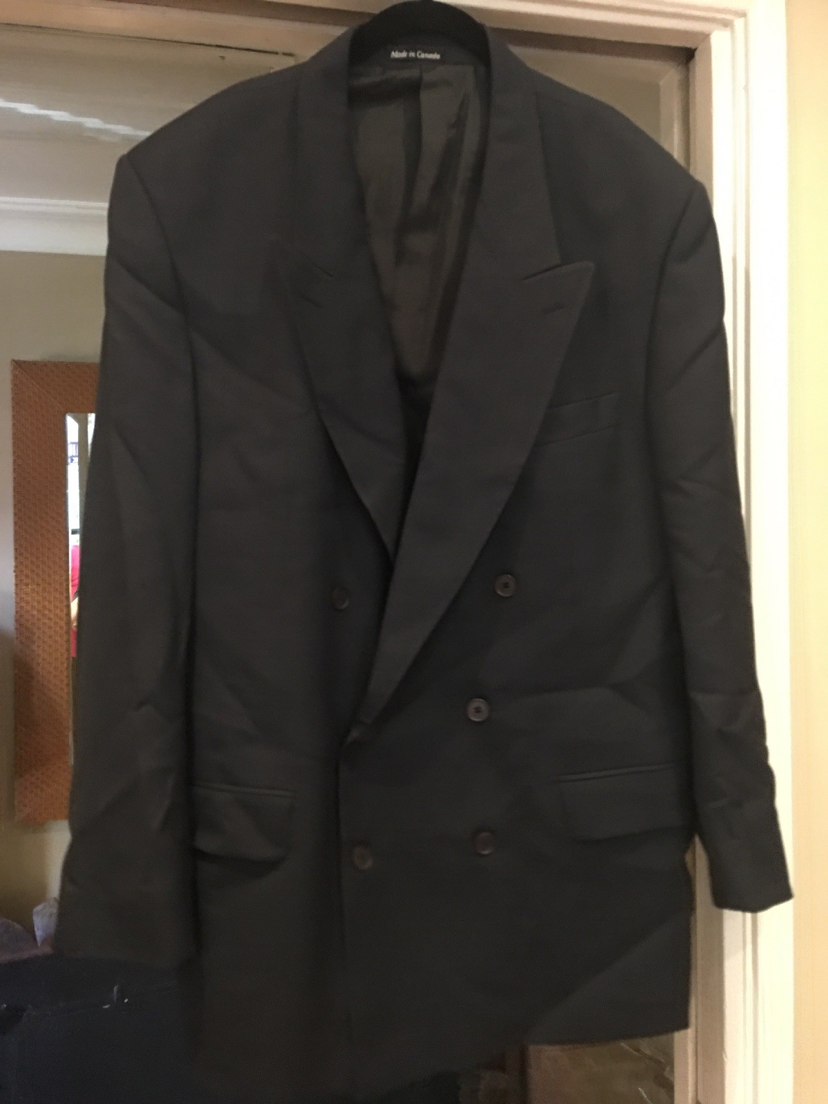 Abito da lavoro Yves Saint Laurent grigio antracite 2 bottoni 46 ottime condizioni