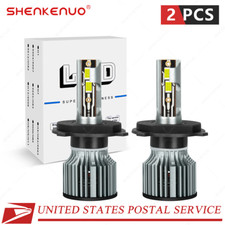 For Toyota Corolla 1998-2000 2X H4 9003 Front LED Headlight Bulbs High Low Beam