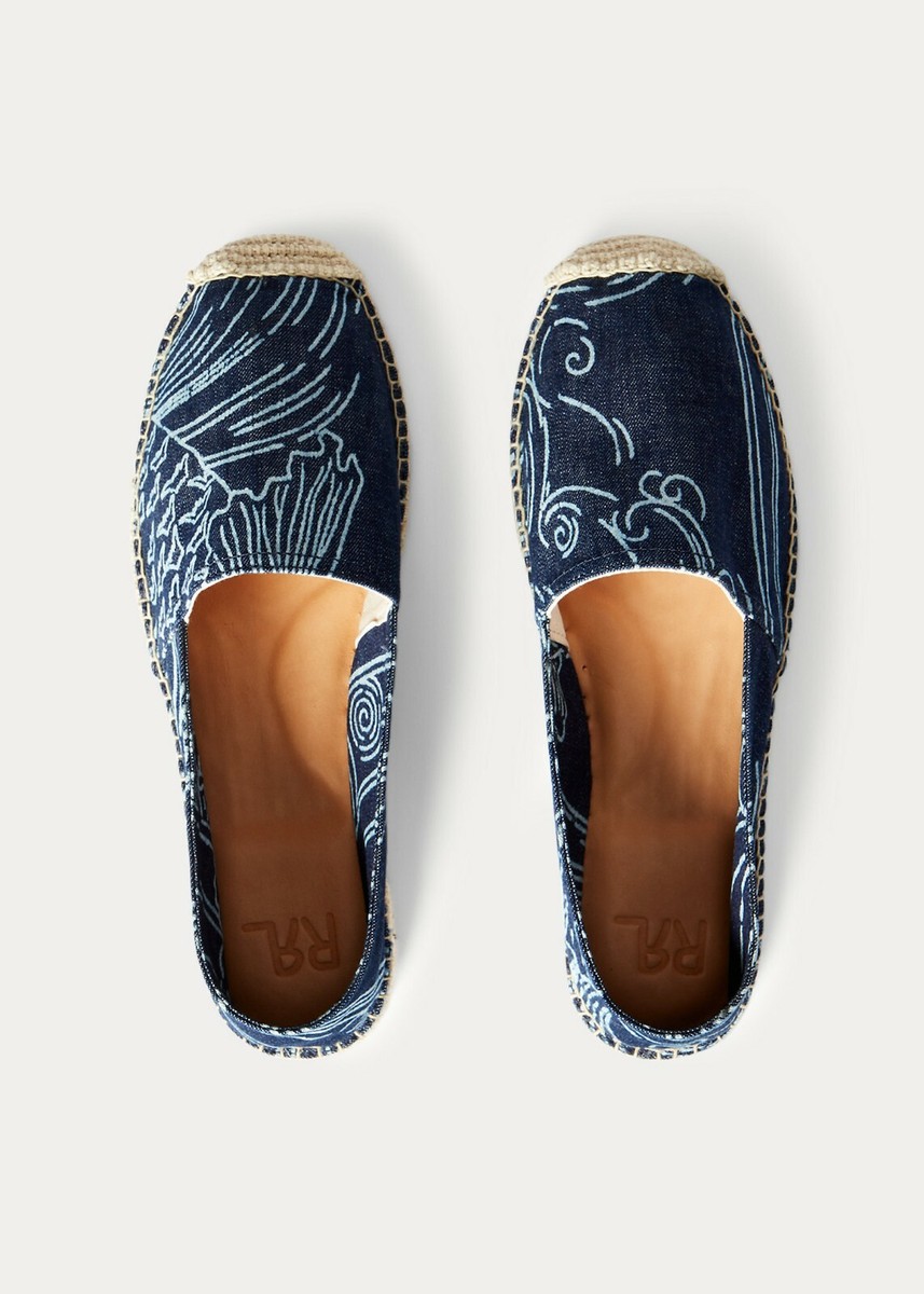 ノギ　　　　　　　　　　　　　　　　　　　　　Double RL Ralph Lauren Mens Womens Double RL RRL Indigo Twill Hawaiin