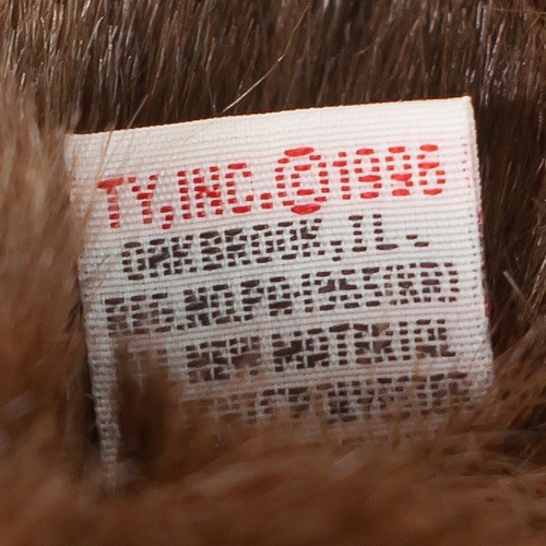 Oso Ty Paws 1996 18" felpa sin etiqueta de oreja - Imagen 11 de 11