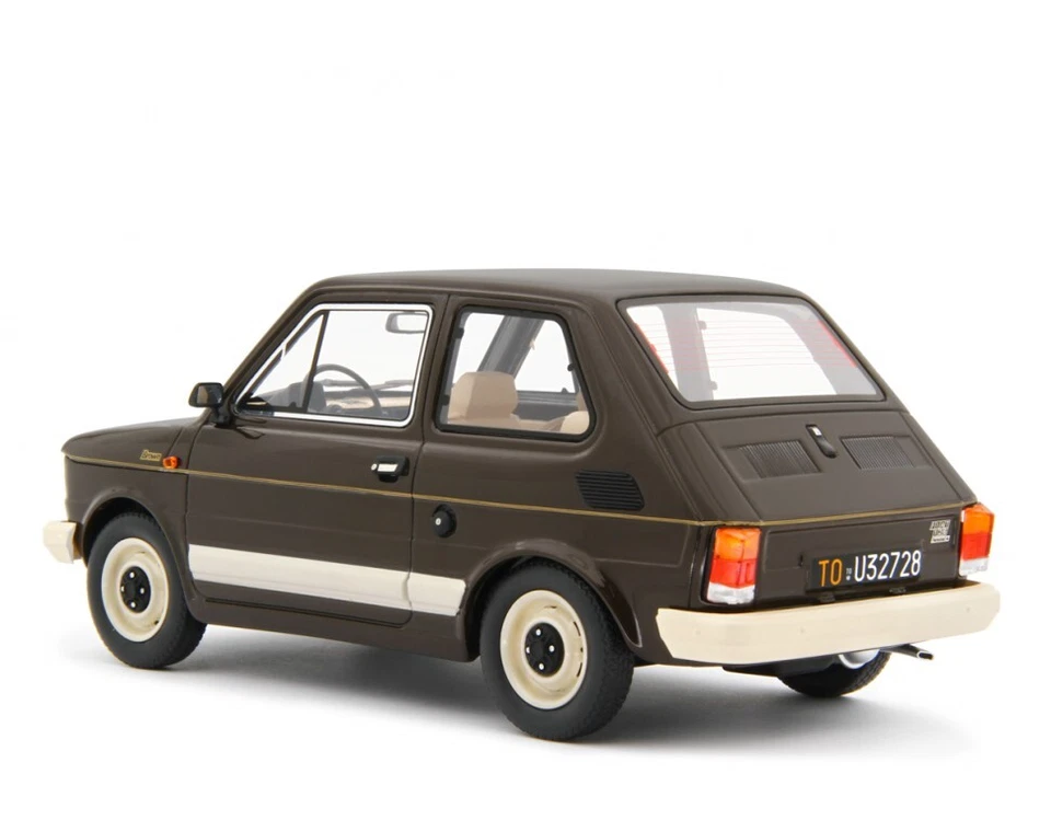 Fiat 126 Personal 4 Marrone Brown 1980 Laudoracing 1:18 Nuovo Limited Edition - Immagine 4 di 4