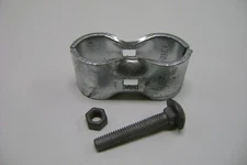 1-3/8 In. Galvanized Metal Panel Clamp with Nuts and Bolts (Sets of 4)