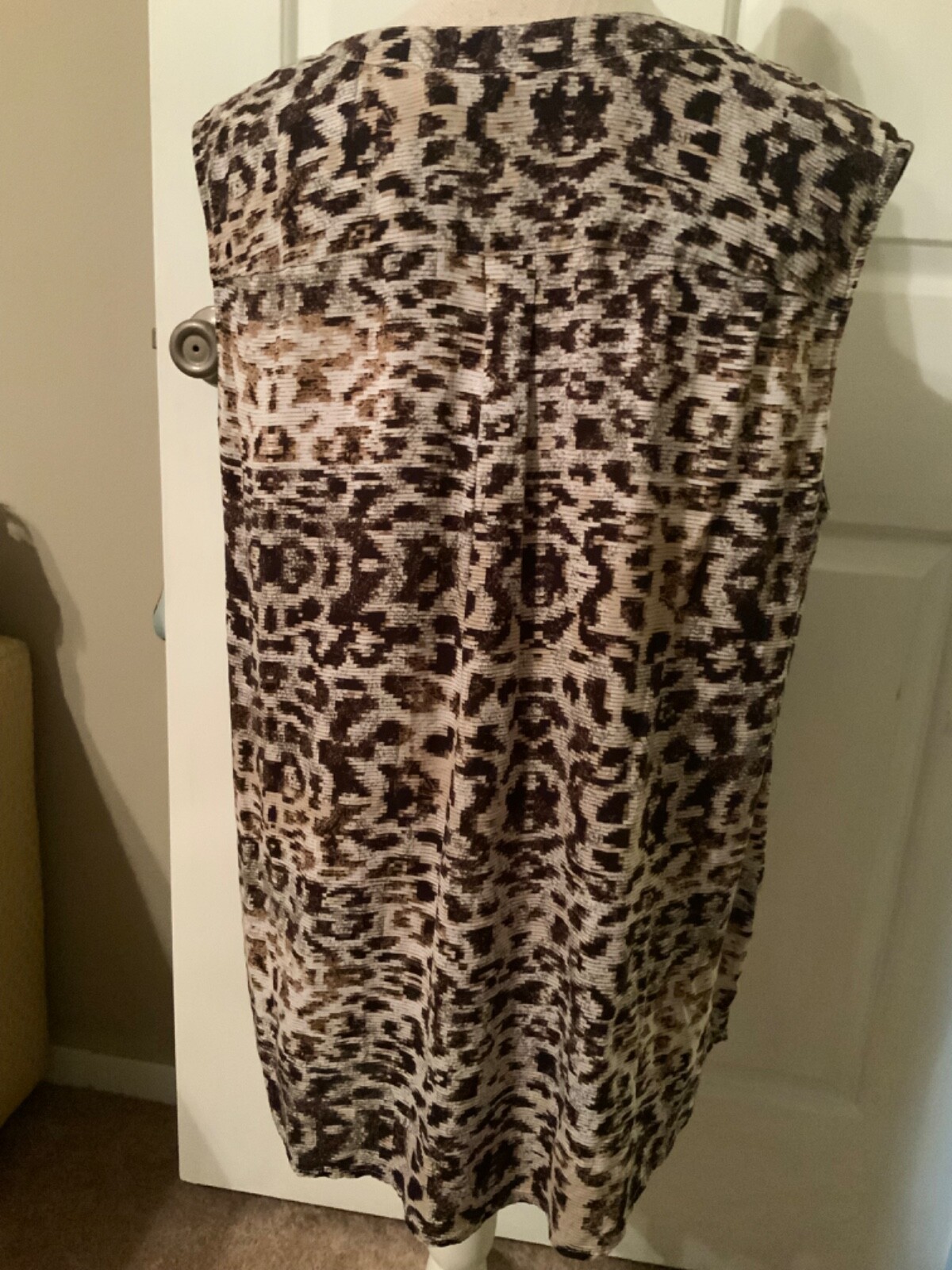 Westbound Leopard Print Rayon Sleeveless Tank Top… - image 5