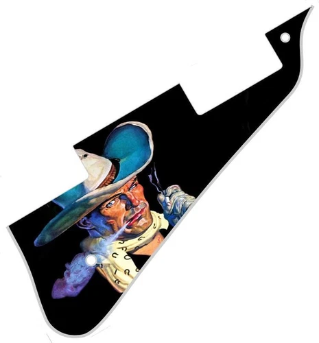 Pickguard Pick Guard   Compatible with Gibson Les Paul Guitar Smokin Cowboy