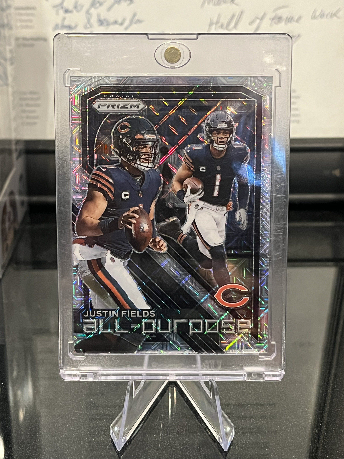2023 Panini Prizm JUSTIN FIELDS All Purpose Insert Mojo #'d 21/25 Chicago Bears