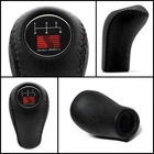 FORD MUSTANG COBRA 1979-2004 SALEEN EMBLEM SHIFT KNOB MT 5 SPEED GENUINE LEATHER