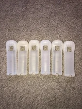 Genuine OEM Nintendo Wii Controller Rubber Silicone Grip Sleeve Lot Of 6 Clean