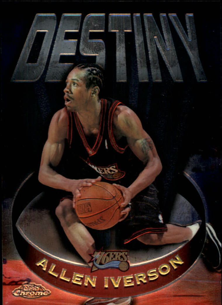 1997-98 Topps Chrome Destiny #D14 Allen Iverson | eBay