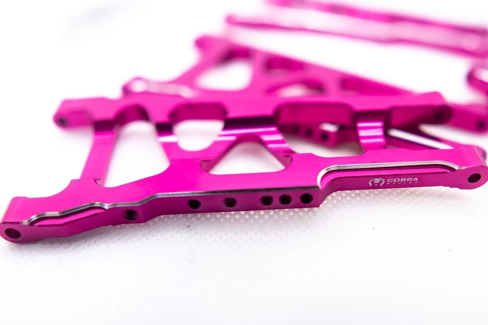 CR (F + R) PINK Aluminum A-Arms For Traxxas Slash 4x4, Rustler, Stampede - Image 4 of 4