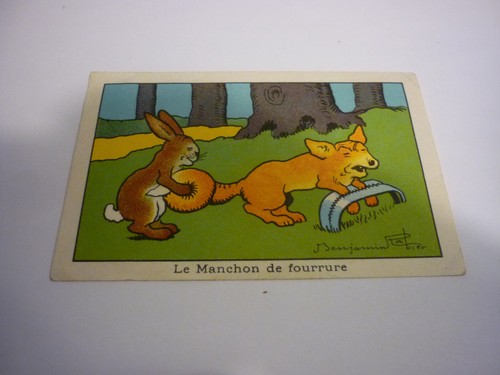 IMAGE ancienne , LIEVRE RENARD PIEGE, Benjamin RABIER | eBay