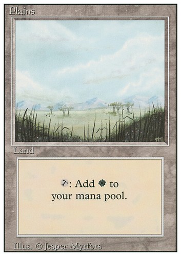 MTG Plains Revised Edition Regular Land New Old Stock See
