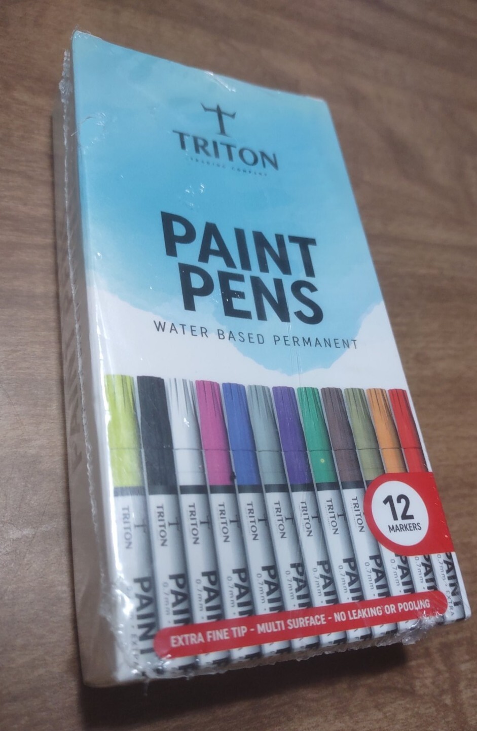 TRITON Paint Pens  Rock Painting, Ceramic & Glass. 12 Acrylic paint marker pens 
