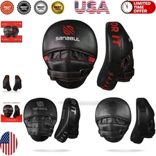 Curved Punching Mitts for Boxing & MMA - Durable Focus Pads for Training