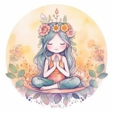 Yoga Om Vinyl Decal Sticker for Car, Laptop, tumbler, more. 008370