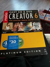 ROXIO EASY CD & DVD CREATOR VERSION 6 BRAND NEW IN BOX
