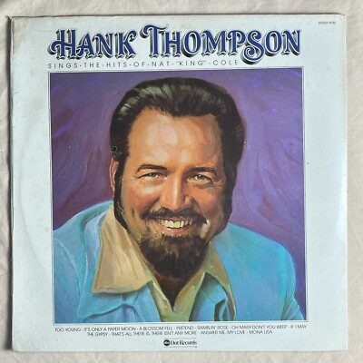 HANK THOMPSON Sings The Hits Of Nat King Cole 1975 Vinyl LP ABC DOSD 2032 - MINT