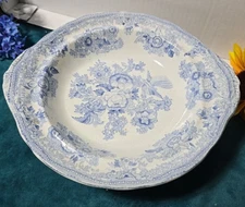 RARE Antique Asiatic Pheasants D. Methven Footed Compote Pedestal Plate Dish