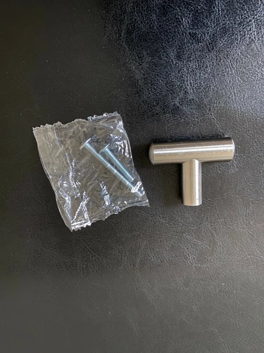   Jeffrey Alexander 48SN Largo Key West Knobs,Satin Nickel 1-7/8"  6-Piece  - Picture 2 of 3