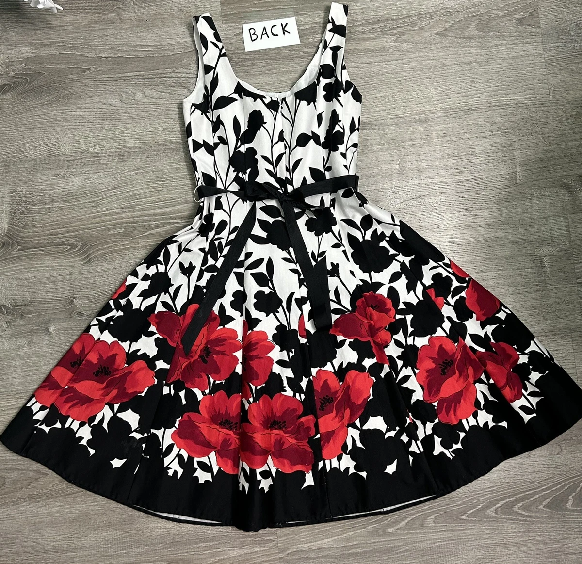 Dress with clearance roses