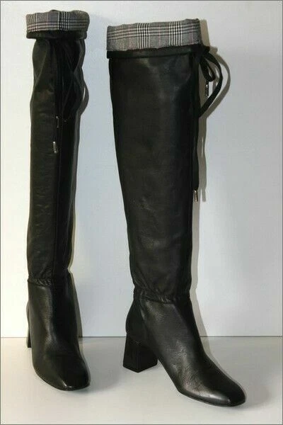 Zara fabric over top the knee boots