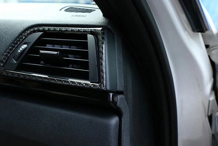 Salpicadero de fibra de carbono real L&R para BMW Serie 3 4 GT 13-2019 Foto 2 de 4