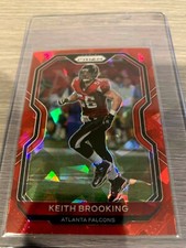 2020 Panini Prizm Red Cracked Ice Prizm #232 Keith Brooking
