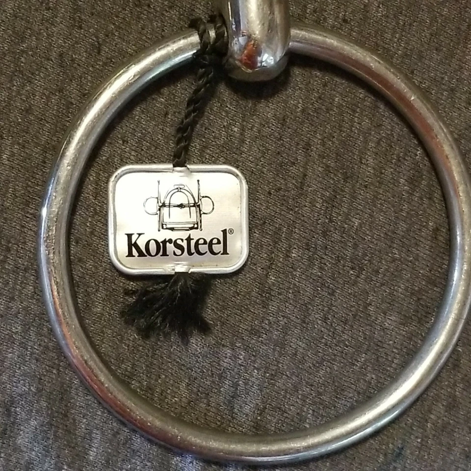 NEW NWT 5" Equestrian Horse Riding Bridle  Korsteel Steel Bit Highest Quality - Image 3 of 4